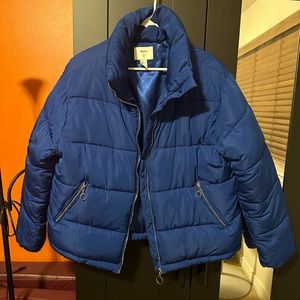 Forever 21 royal blue puffer
